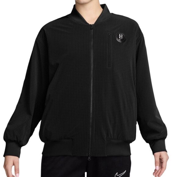 Nike Jacket Size Medium Unisex Black Sabrina Ionescu Reversible Basketball Loose - Picture 2 of 16